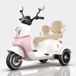 Kids Electric Dual-Seat Scooty Ride-On