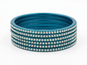 Glassy Glass Plain Kada Set