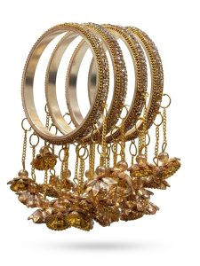 Gold plated bangles